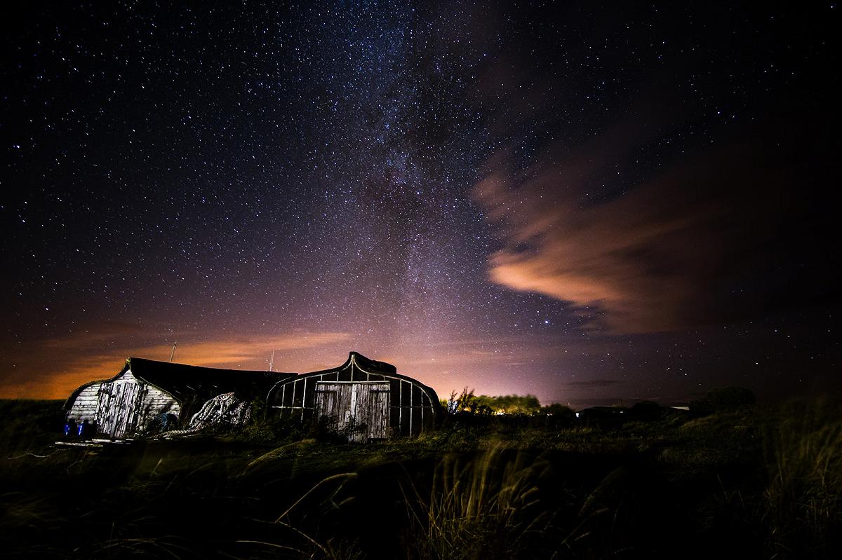 Iconic Boat Sheds of Lindisfarne Island